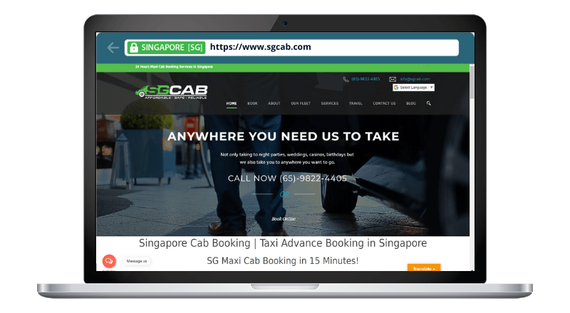 Singapore Cab Booking